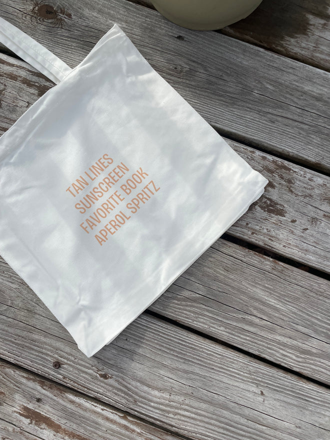 Tan Lines Tote Bag