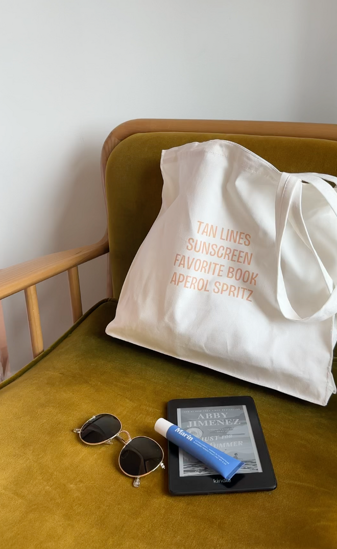 Tan Lines Tote Bag